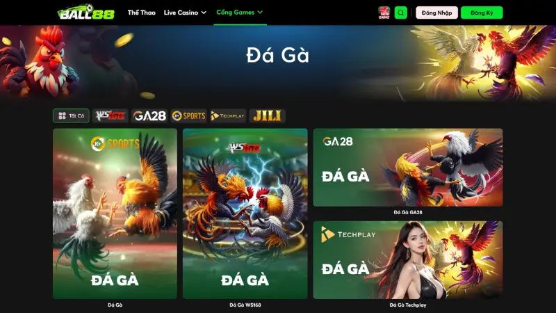 Giao diện Ball88 được thiết kế lại gọn gàng giúp người chơi thao tác nhanh và dễ theo dõi kèo